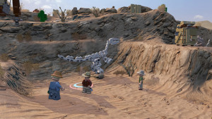 LEGO Jurassic World level 1 dig site