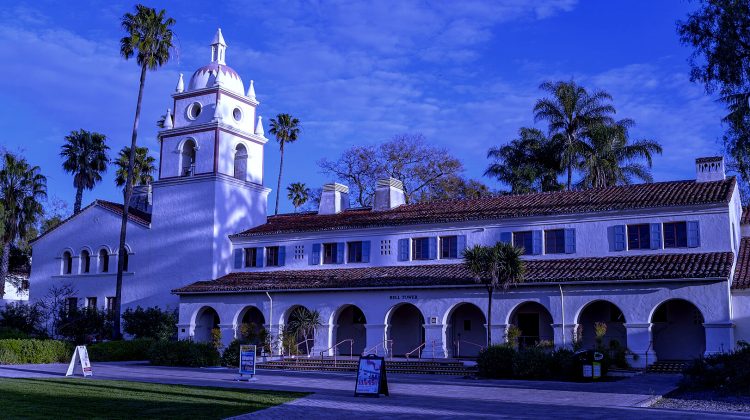 CSUCI Bell Tower Hall Channel Islands recolored