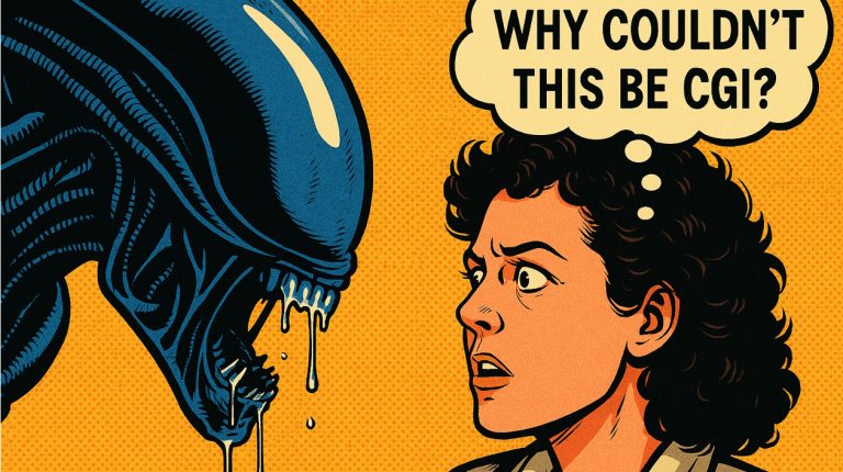 Why Couldn't this be CGI Comic - Ripley and Xenomorph Alien 1979