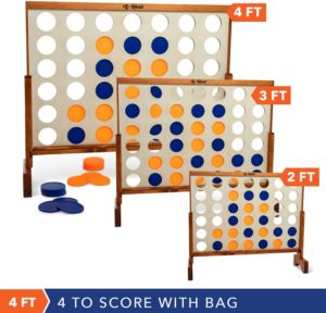 Four Connect Game Set Giant Different Sizes