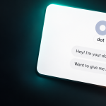 ChatGPT dot avatar with its opening greeting and invitation to choose a name