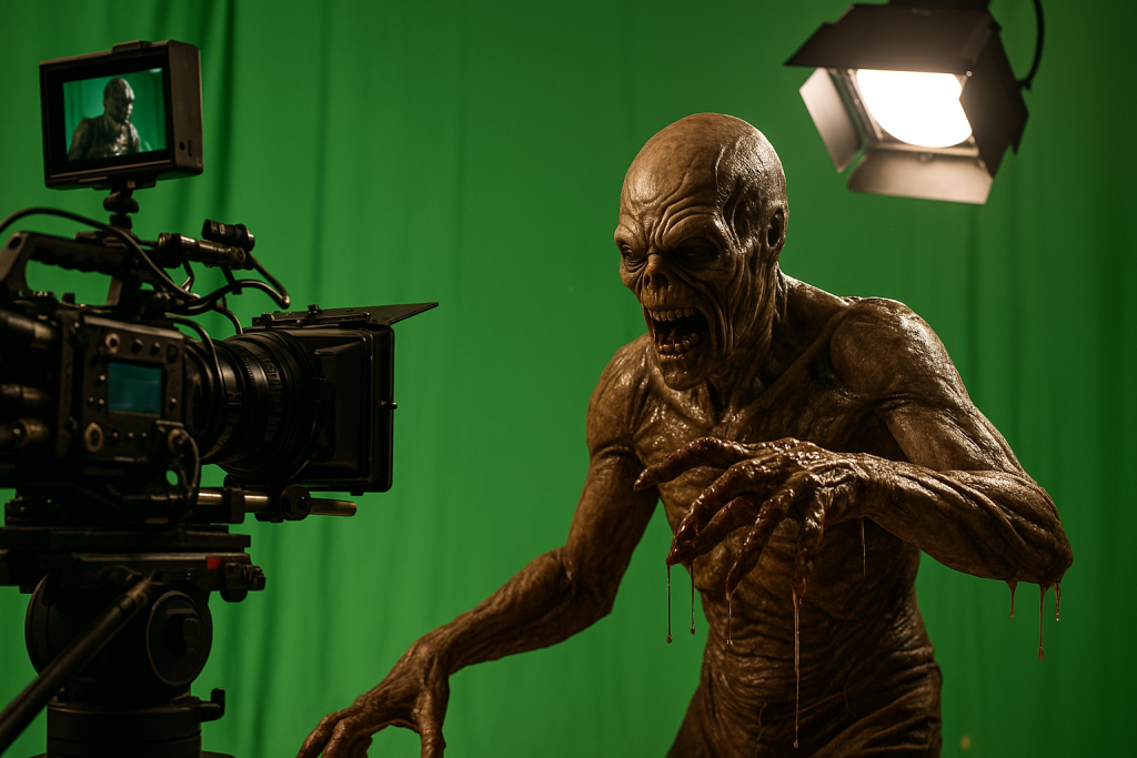 Monster on Green Screen - Why Practical Effects Still Beat CGI in 2025 | Geeky Human Monster on Green Screen - Why Practical Effects Still Beat CGI in 2025
