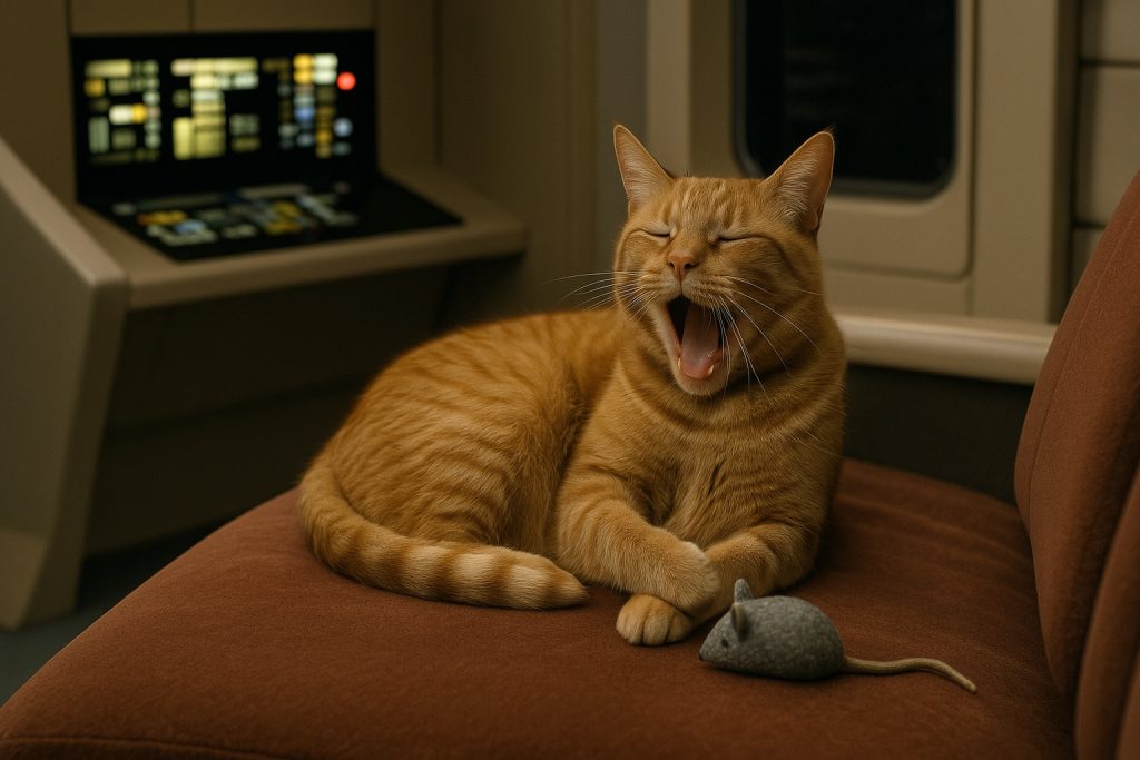 Sci-Fi cats - Spot Star Trek The Next Generation | Geeky Human Spot (Star Trek: The Next Generation)
