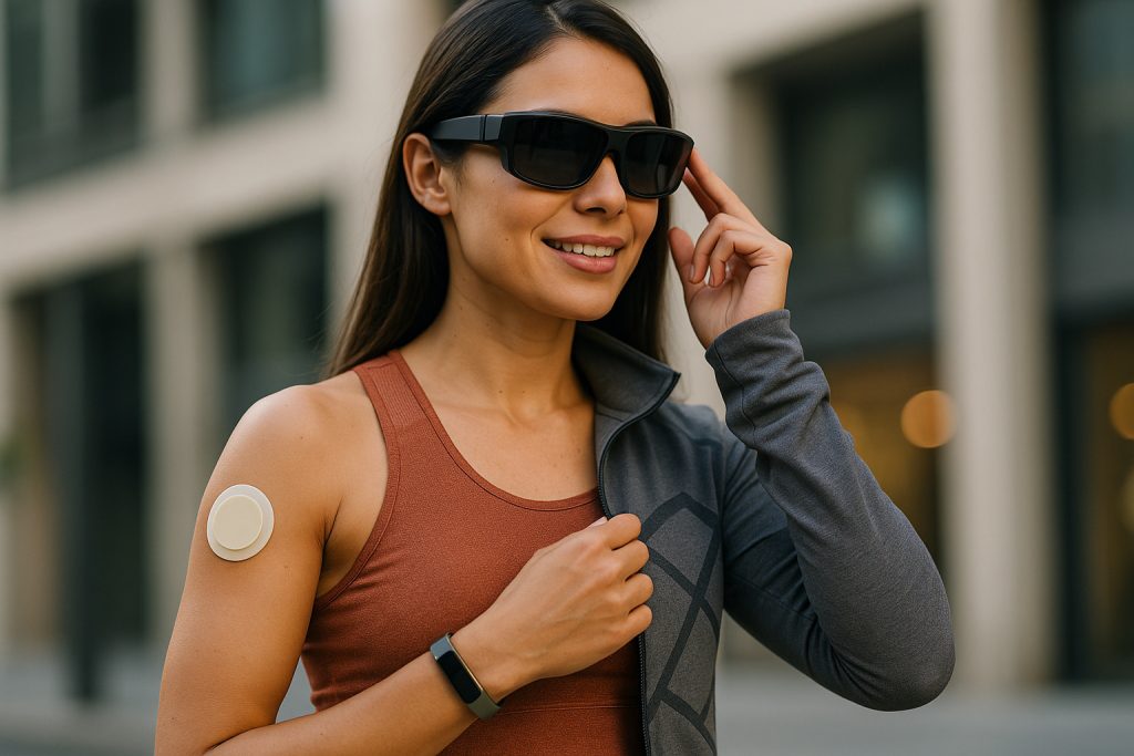 Woman with Wearable Tech Beyond Smartwatches - Whats Next