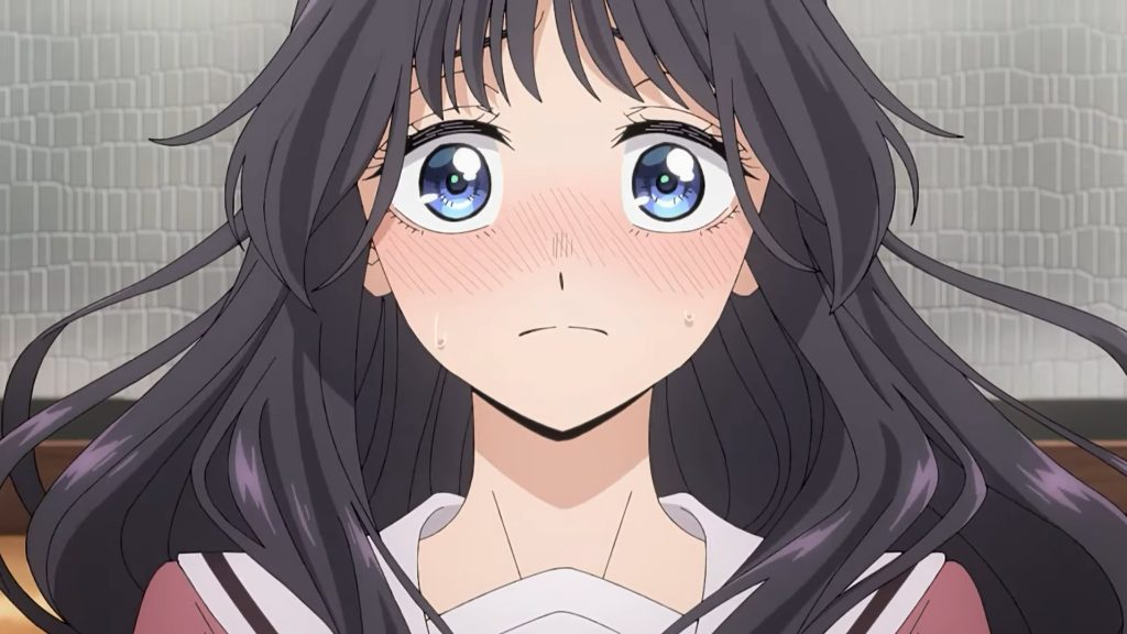 anime - The Fragrant Flower Blooms with Dignity - Kaoruko Waguri nervous around Rintaro | Geeky Human