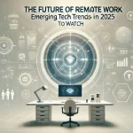 modern digital illustration representing The Future of Remote Work_ Emerging Tech Trends to Watch in 2025 DALL-E