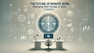 modern digital illustration representing The Future of Remote Work_ Emerging Tech Trends to Watch in 2025 DALL-E