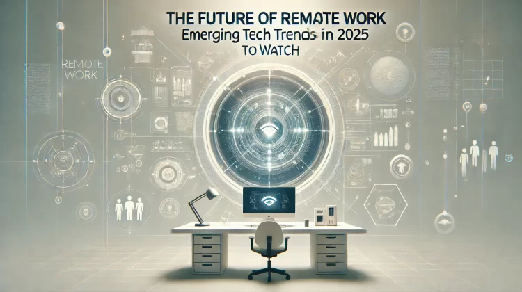 modern digital illustration representing The Future of Remote Work_ Emerging Tech Trends to Watch in 2025 DALL-E